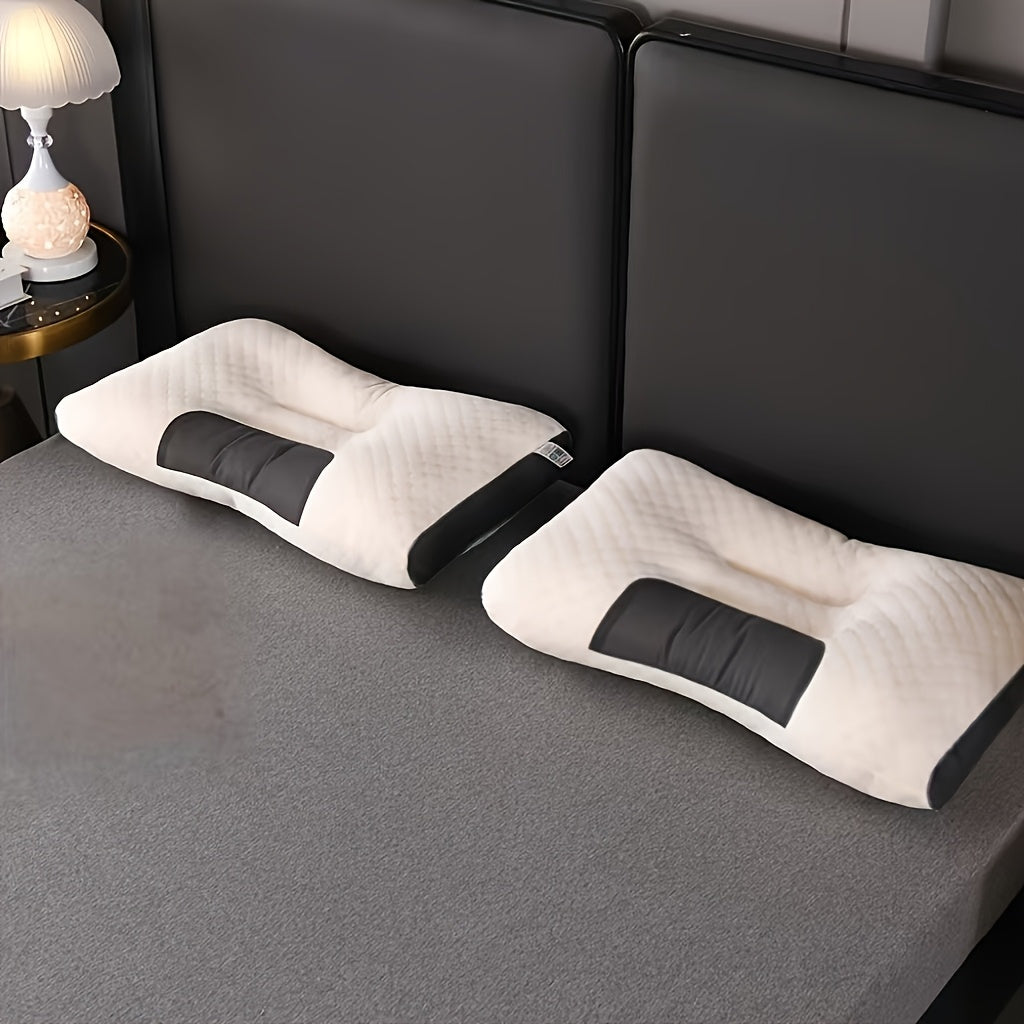 Cervical Orthopedic Pillow, Ergonomically Designed for Deep Sleep, Neck Support for Side And Back Sleepers, A Pillow That Conforms to The Body Curve, Machine Washable Pillow Core, Comfortable All Year Round.