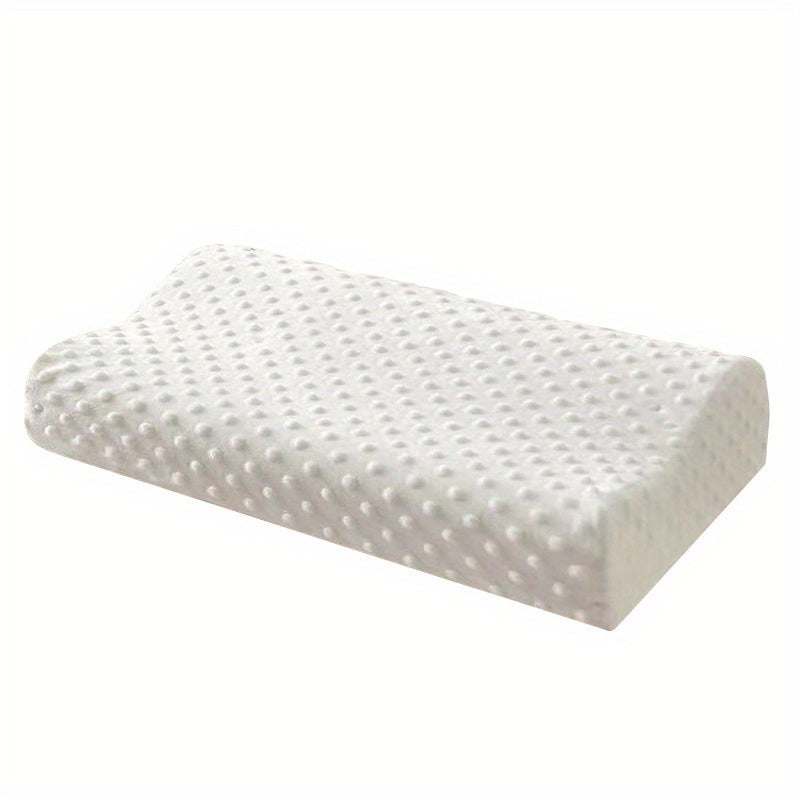 1pc Space Memory Pillow Neck Protection Latex Pillow Slow Rebound Gift Pillow, Neck Pillows for Relaxation, Sleeping Pillow for Side and Stomach Sleepers, Contoured Support Pillow Improves Sleep