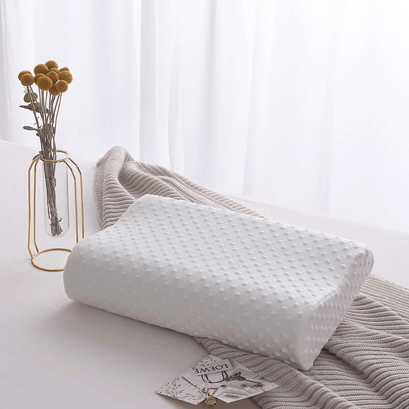 1pc Space Memory Pillow Neck Protection Latex Pillow Slow Rebound Gift Pillow, Neck Pillows for Relaxation, Sleeping Pillow for Side and Stomach Sleepers, Contoured Support Pillow Improves Sleep